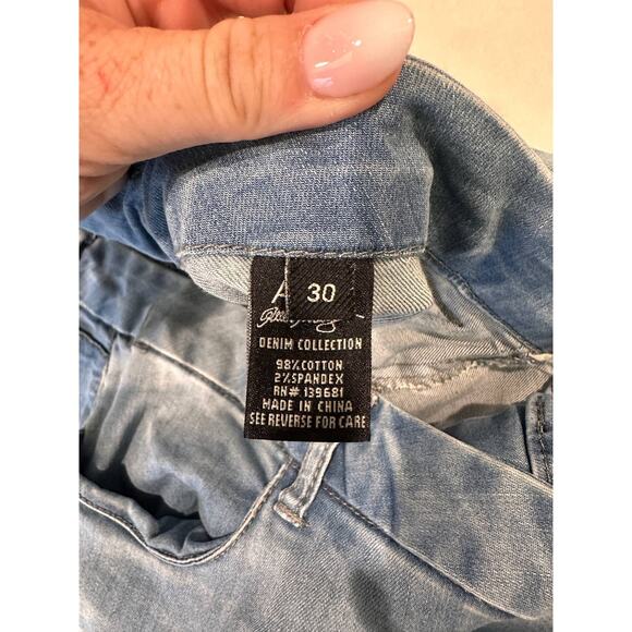 ABS Allen B Schwartz Denim Jeans Women's Sz: 30 Blue Light Wash Skinny Jeans - Picture 14 of 16